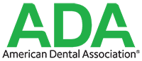 The image features a logo with the letters  ADA  prominently displayed in green against a white background, with the American Association of Diabetes Educators  AADE  written underneath in smaller font.